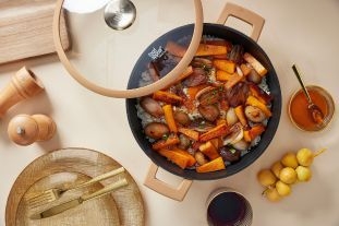 דלעת מקורמלת עם בצלי שאלוט וערמונים מבית ענת אלישע